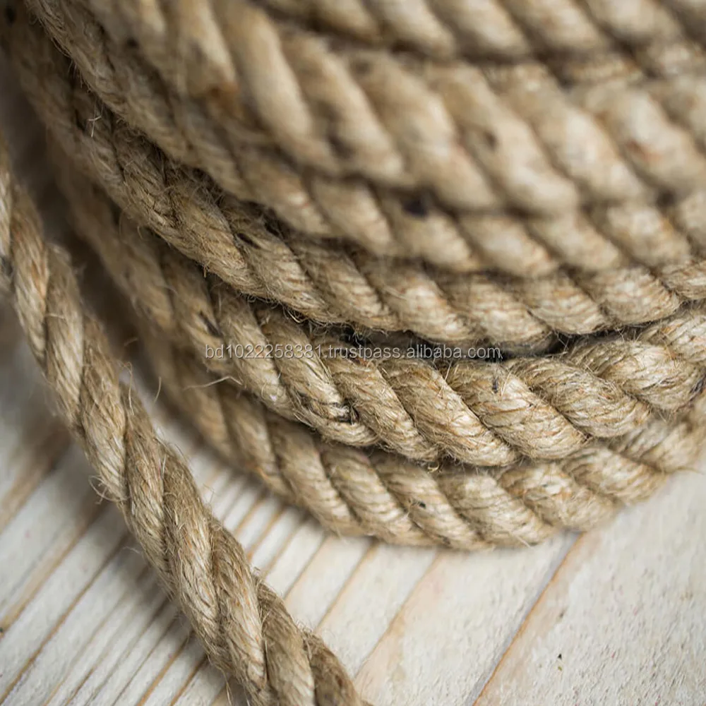 Мешковина качество 3 пряди мягкие витой канат джутовый 