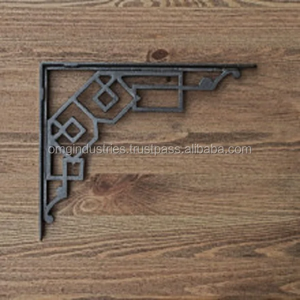 OMG Industries J DUCKETT Antique Vintage Cast Iron Shelf Bracket