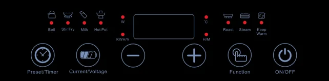 
CCB10 1300W 28mm Ultra Slim Lightweight 110V Electric Stove Oven / Induction Cooker 