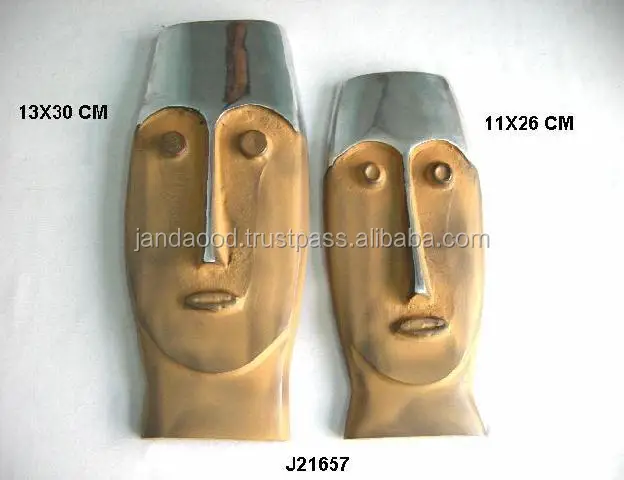 
Cast Aluminium figure With Mirror Polish Finish and Terracotta finish 