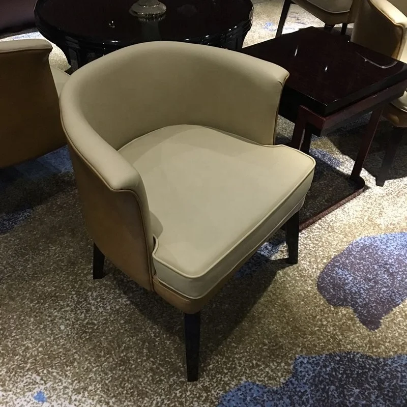 Modern new design 2019 wood hotel lobby chair / hotel lounge furniture