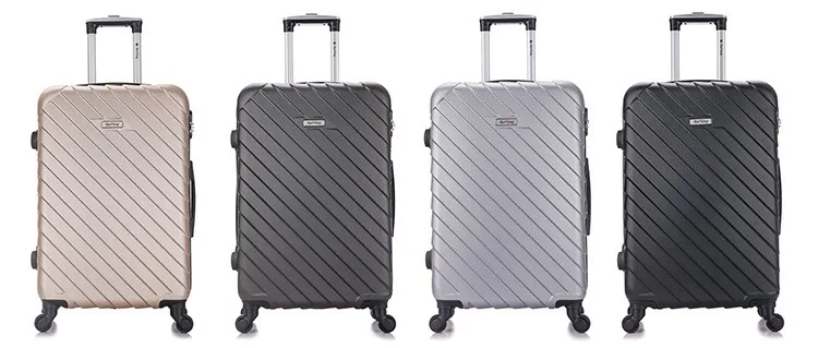 Customize Travel Trolley Case Bag Carry On Suitcase Luggage abs hard luggage
