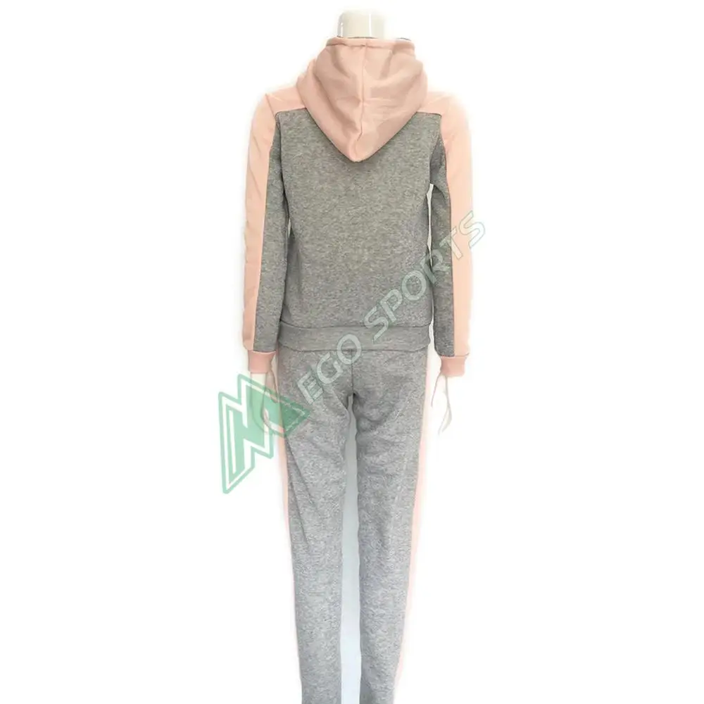 Custom Design Sweatsuit Women 2 Piece Set Women tracksuit Jogger Suit Sexy Long Sleeve Velvet Hoodie Spring Clothes