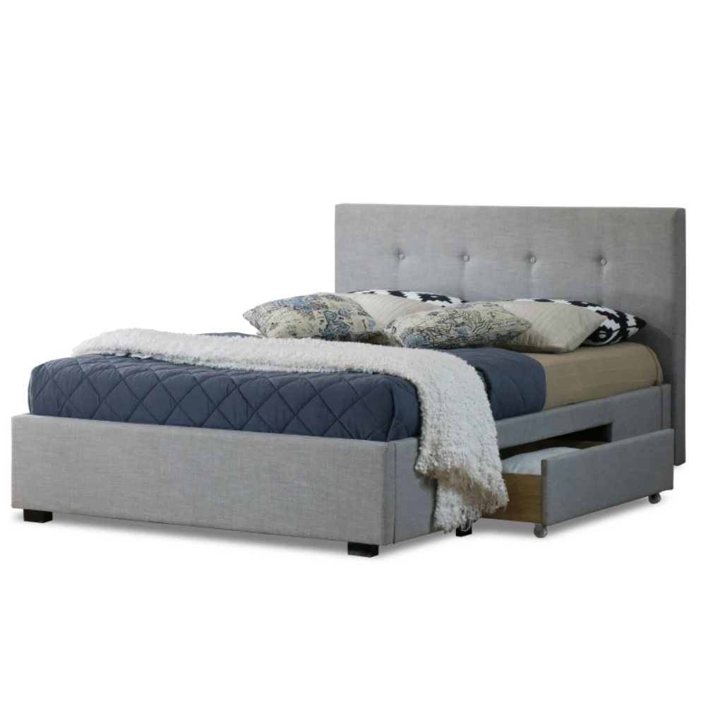 2019 Alisson 2 Bed Base/Frame with Drawer Bed