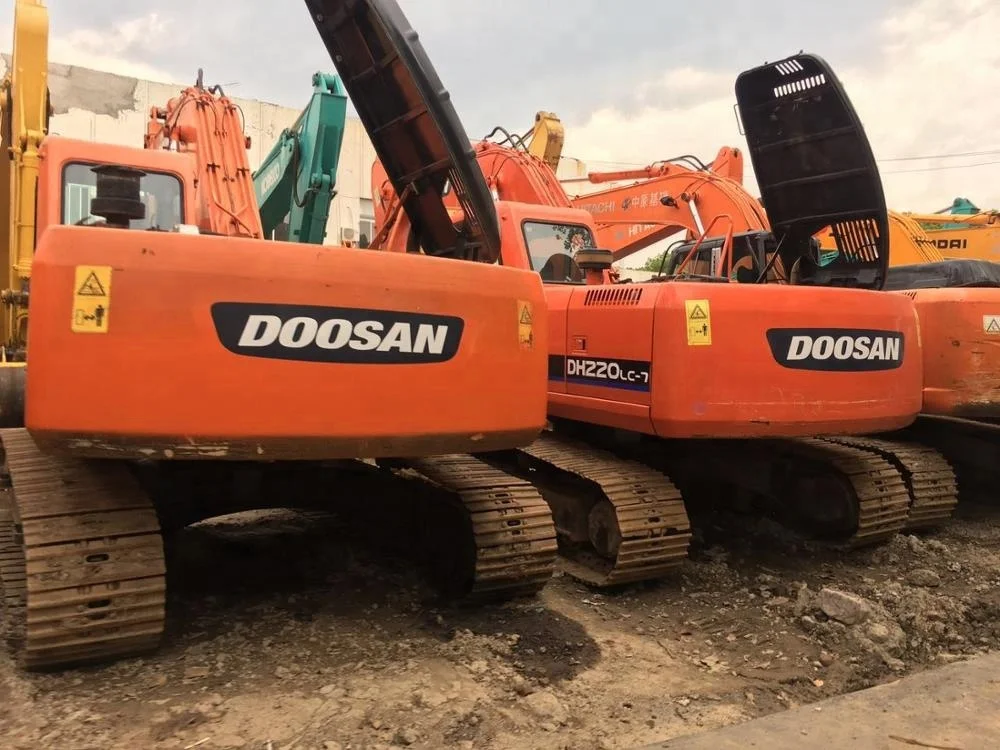 Doosan Daewoo б/у экскаватор DH220 DH225 с основными компонентами вкл. Насос для двигателя мотор редукторный подшипник коробки передач PLC
