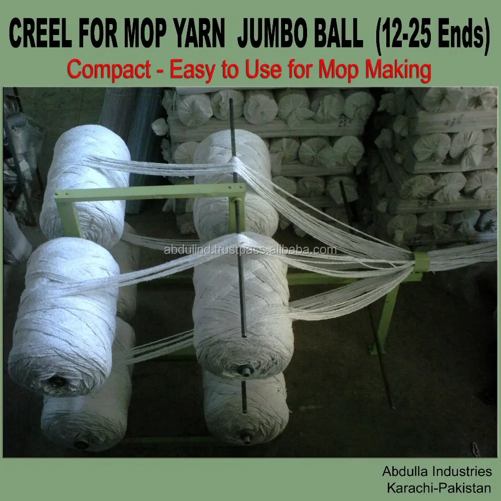 Подставка CREEL для швабры с шариковой основостью (крупногабаритная упаковка) от 12 до 35 концов-простая в использовании