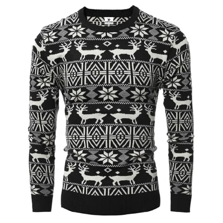 
Winter warm pullover knitted xxxxl christmas jumpers 