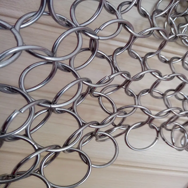 
Hotel Decorative Metal Mesh Drapery/Chain Mail Ring Mesh Curtain 