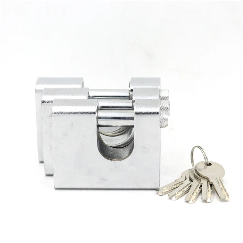 
Top Sale Safe 5 Brass Keys Iron Body Brass Cylinder Heavy Duty Padlock Size 84-94-104mm 