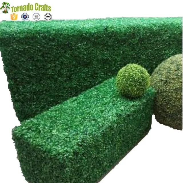 Artificial Oblong Topiary Hedging Panels Mats Boxwood Hedge