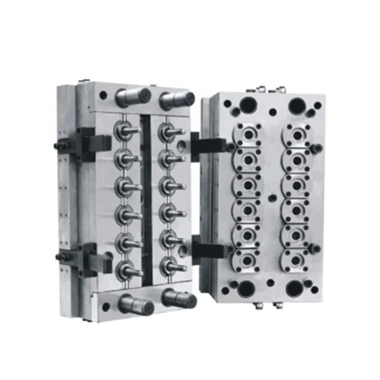 China manufacturer 24 cavity water bottle plastic spout cap mould