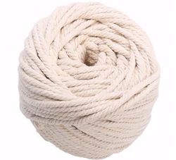 wholesale twisted cotton macrame cord rope braid cotton cord 4mm,5mm,7mm,8mm