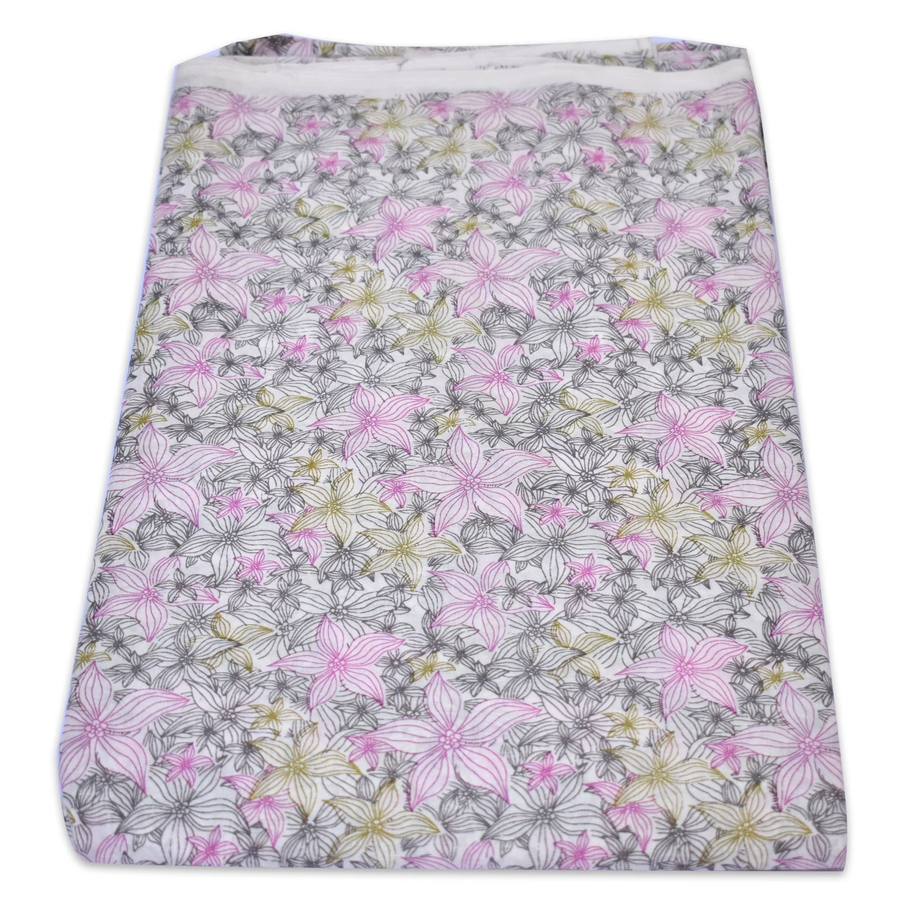 Indian Customize Handmade Block Floral Printed Cotton Fabric High Strength Personalized  Home Decorative Clothing Wholesale