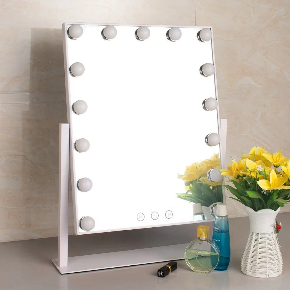 Best Sellers Hollywood Mirror with Light Bulbs For Makeup Dressing Table Mirror With 15 Bulbs Hollywood Light Mirror