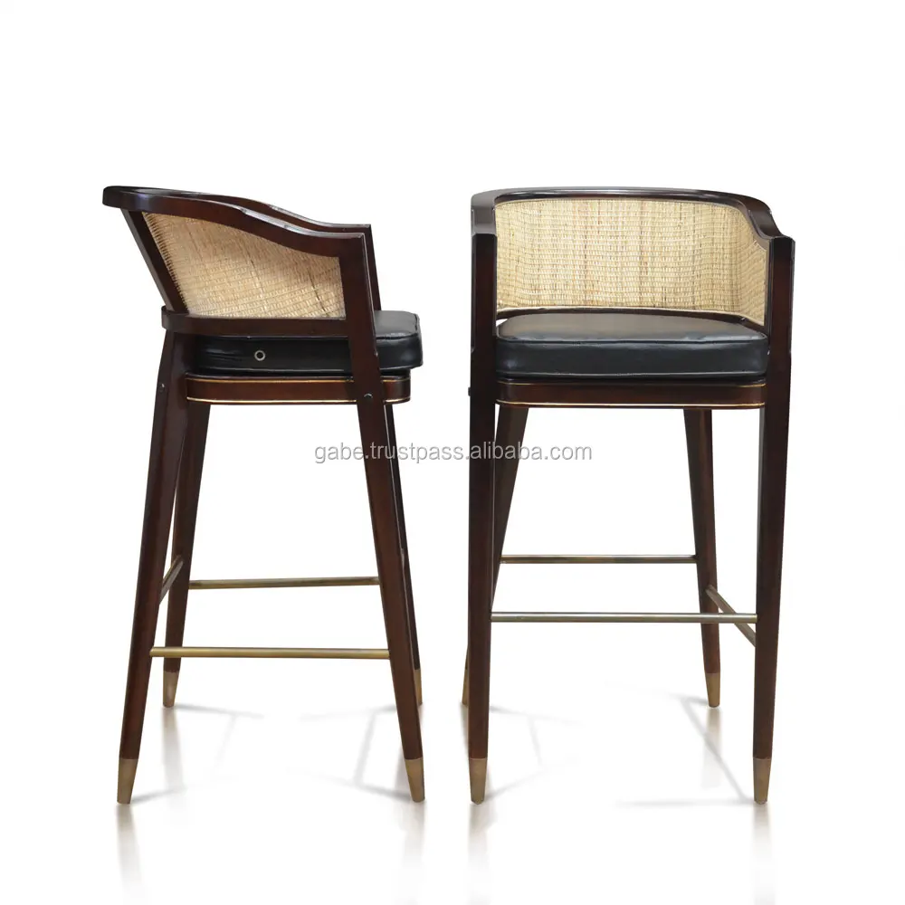 Bar Stools Singapore with Rattan, Bar Stools, Modern bar stools