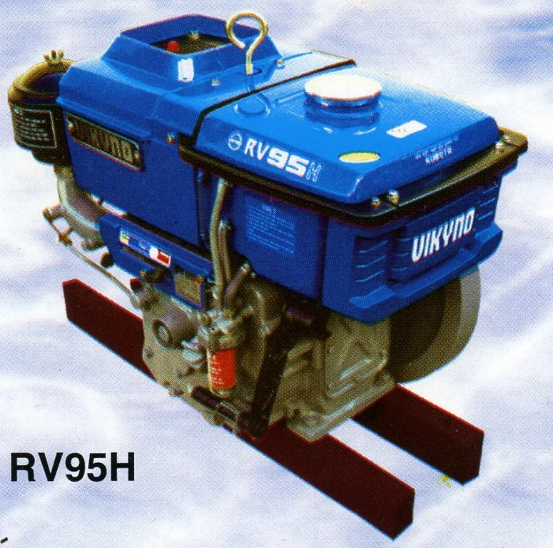  Вьетнам дешевые небольшой дизельный двигатель RV95 (9.5HP) 4-тактный одноцилиндровый с воздушным