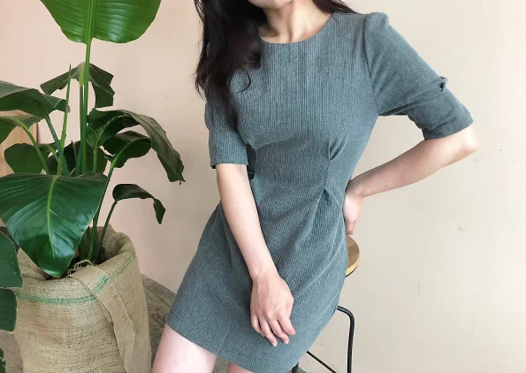 Korean Fashion Chrysomilo Classy One Piece Korean Clothes For Women Casual Outfit Basic Solid One Piece