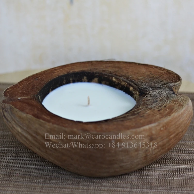 Natural Coconut Shell candle
