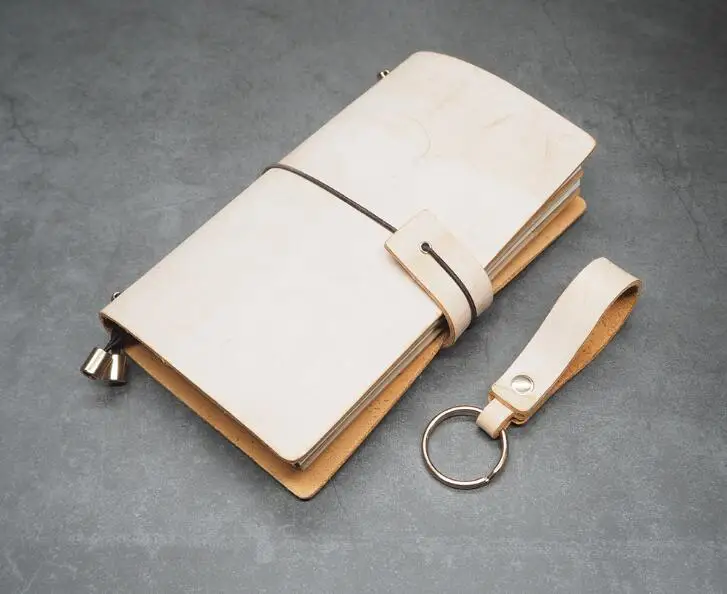 Vegetable tanned leather handmade notebook  Cover