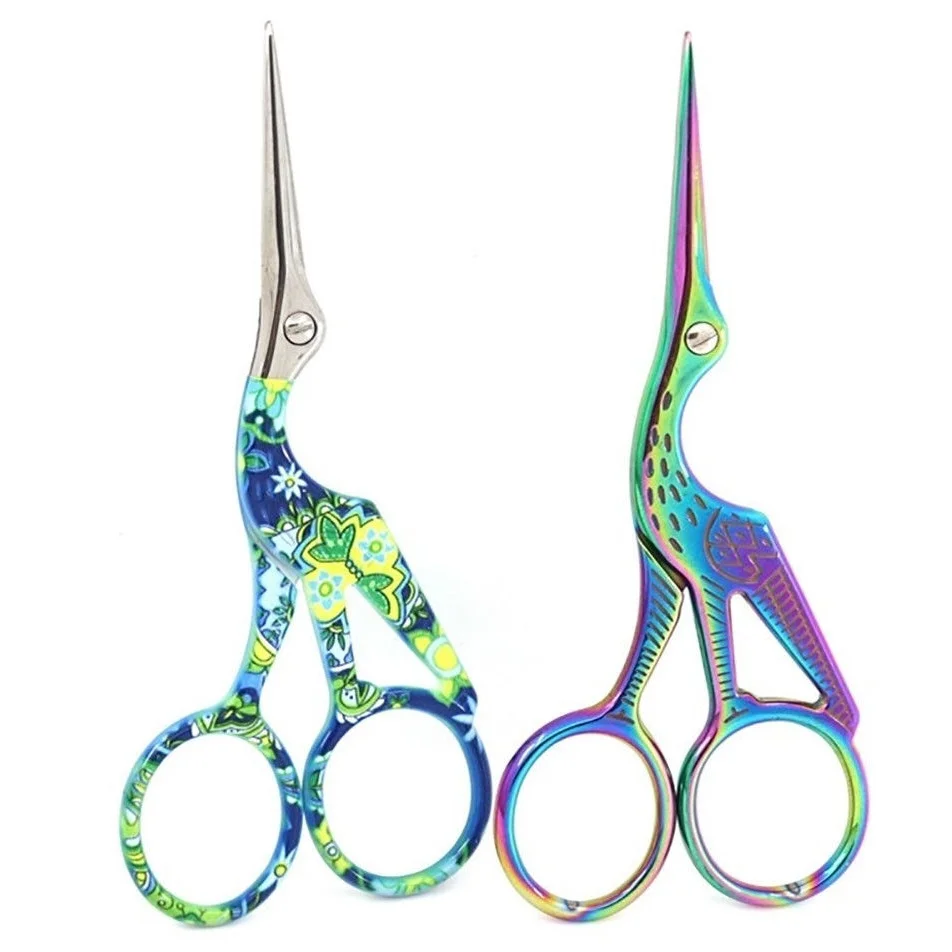 Professional stainless steel stork scissors,