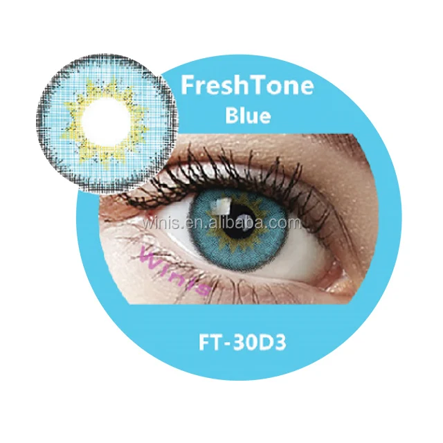 Цветные контактные линзы freshtone diva с ежемесячным циклом использования 14 2 мм мягкие