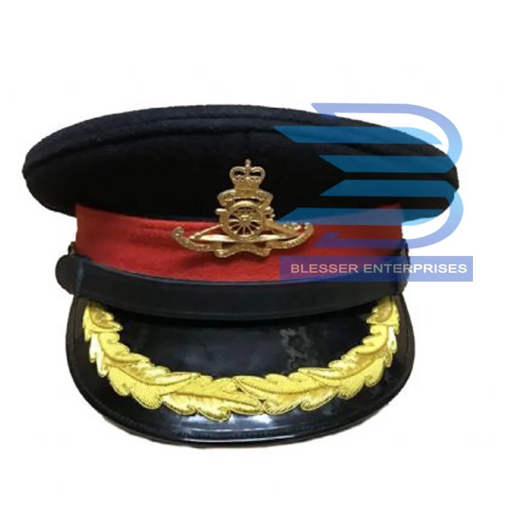 Шапка для платья фуражная Кепка-колонна военный армейский Королевский значок R1861/Военная униформа шапки
