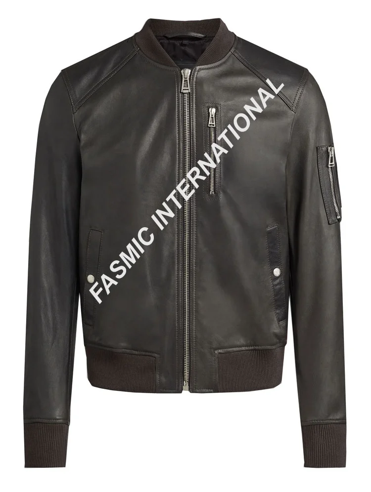 Top New Hot Design Suede Leather Men Biker Jacket