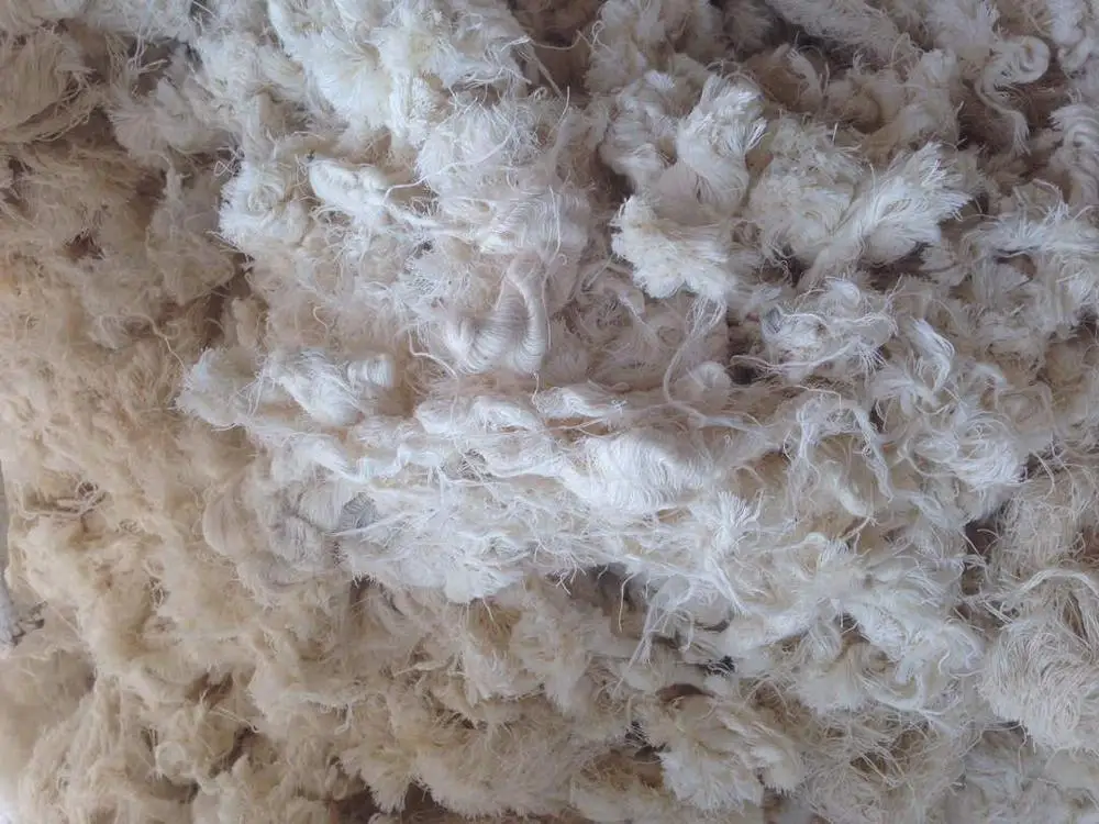 
WHITE COTTON YARN WASTE 