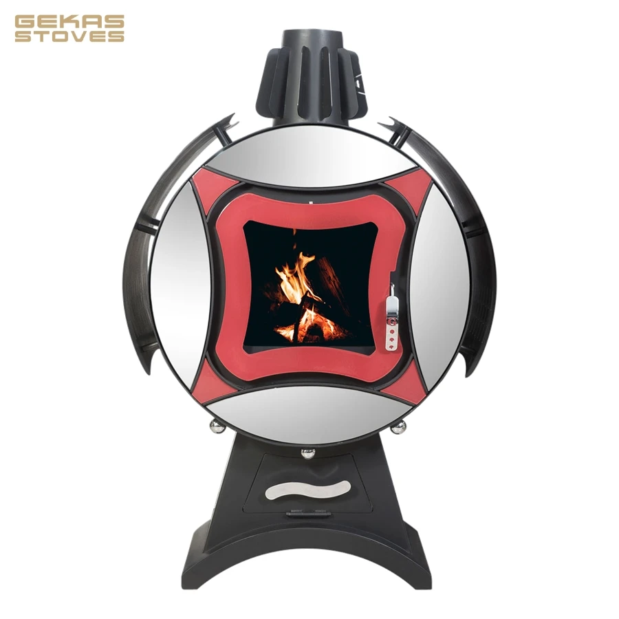 
16,4 kW European Quality Wood Burning Stove | 81,2% Efficiency (Gekas Stoves - SG 1200) Beige, Bordeaux 