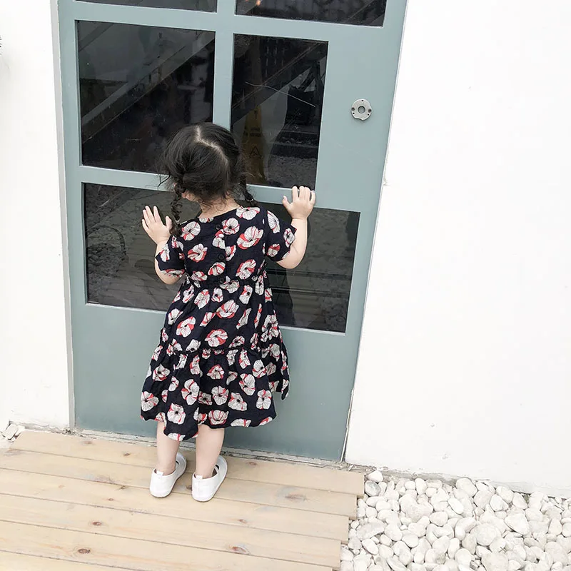 
girls flower girl dress cotton summer children dress patterns kids clothing ready made boutiques wholesale lots 