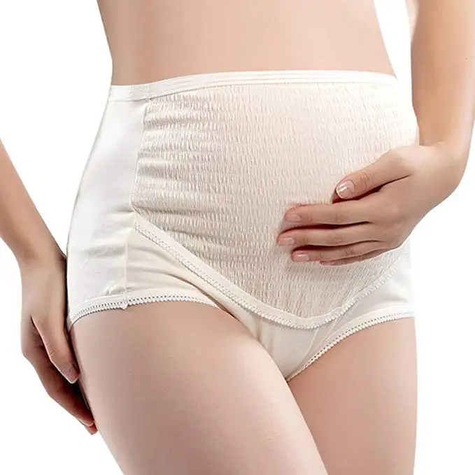 Женские регулируемые трусики для беременных с высокой талией, хлопковые трусики для беременных, Одежда для беременных американских и европейских размеров