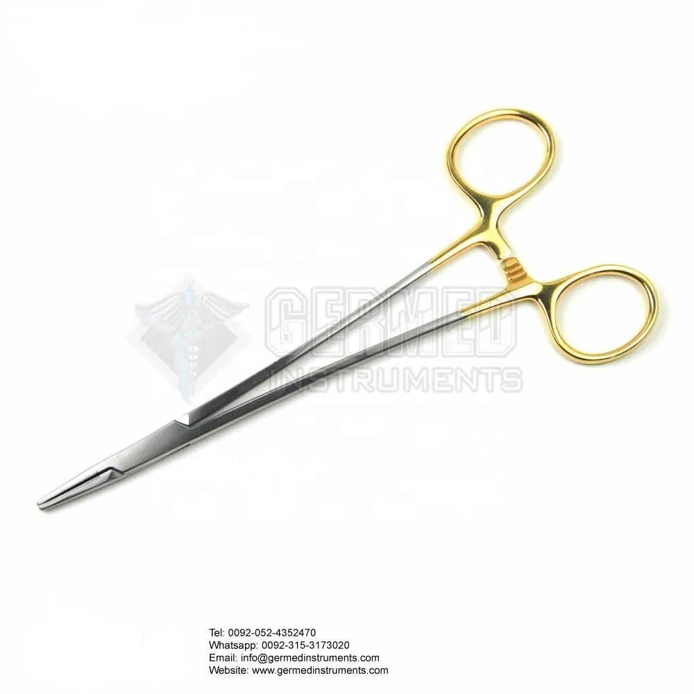 Sialkot Made Manufacturer Supplier Wholesale Best Price Mayo Hegar Needle Holder Tungsten Carbide 14cm By Germed Enterprises