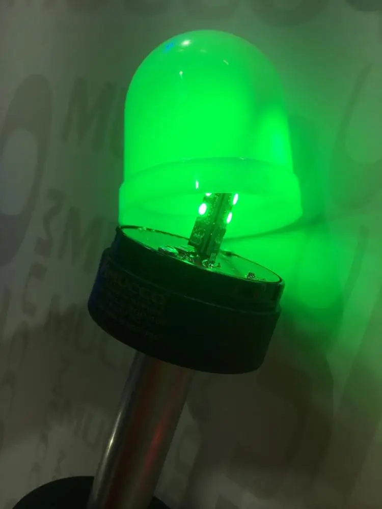 6 Melody High Sound Flashing Strobing Rotary Steady 4 different colors with RGb LED Technology RGB Warning Light With 10 cm Tube