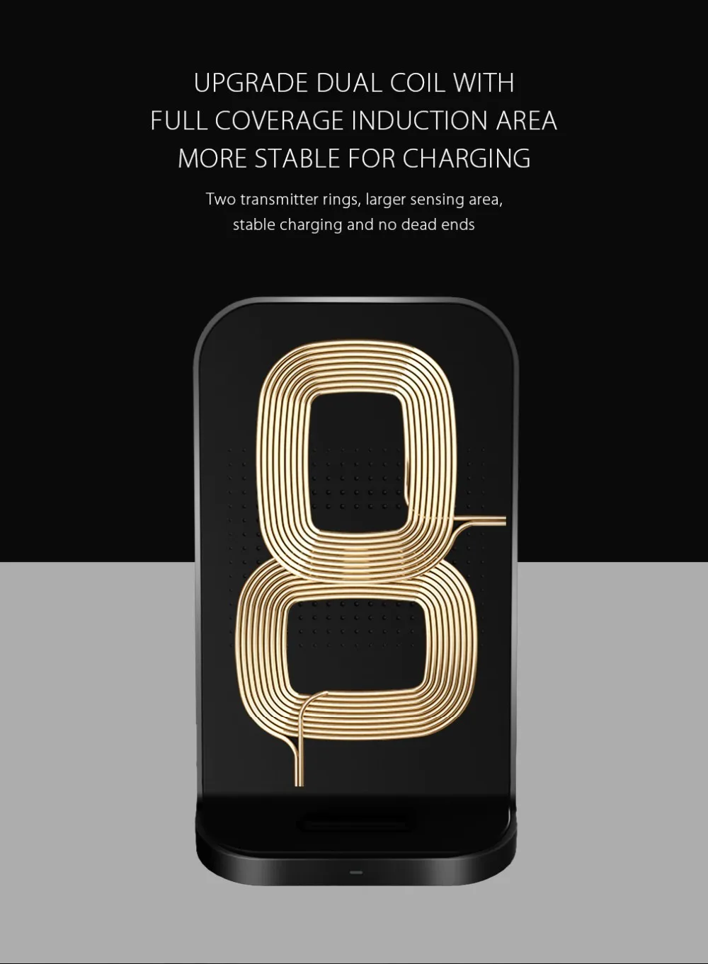 QI Wireless Charger for iPhone 12 pro max wireless charging stand