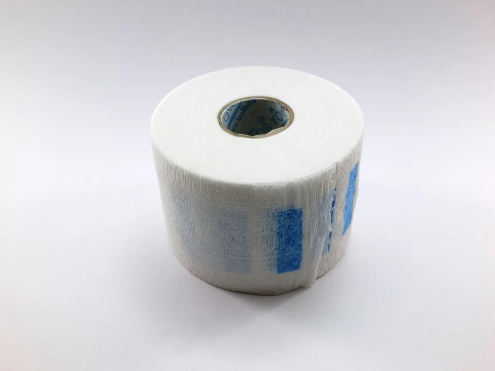 High QUality Disposable Ruffles Neck Paper Strips Roll for Barber Hair Salon