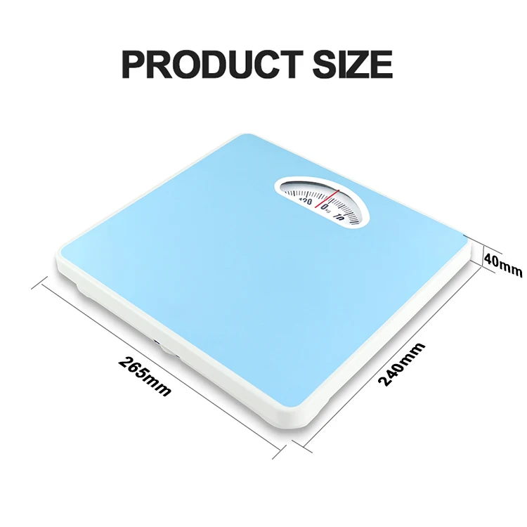 Factory supply classic style  mechanical body scale for older 120kg  electronic bathroom body scale