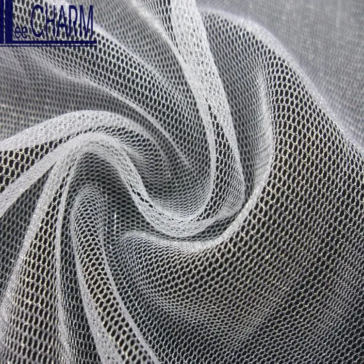 LCSH511W 30D 34gsm High Quality Nylon Tulle Fabric Mesh