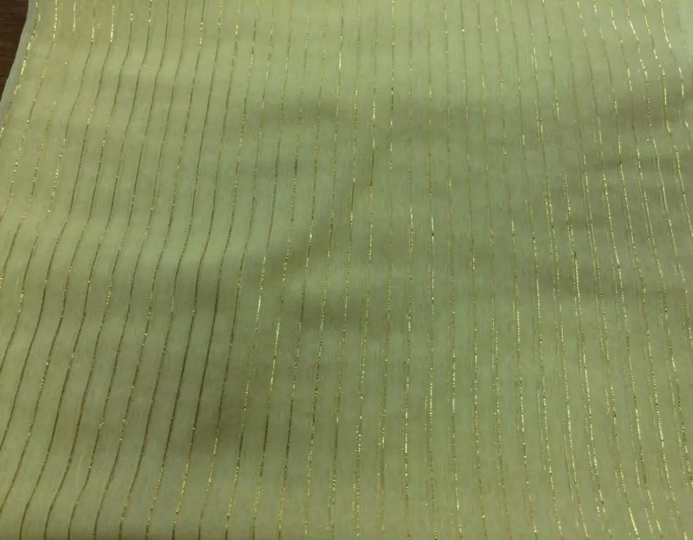 Silk Chiffon Scarf with Shiny Lurex