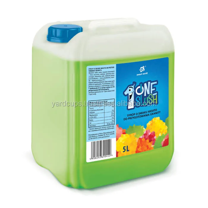 
 Слаш-сироп концентрат 5 литров соотношение 1:7  