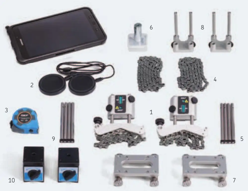 Sweden brand TKSA 41 TKSA 41 Wireless Laser Shaft Alignment System TKSA41