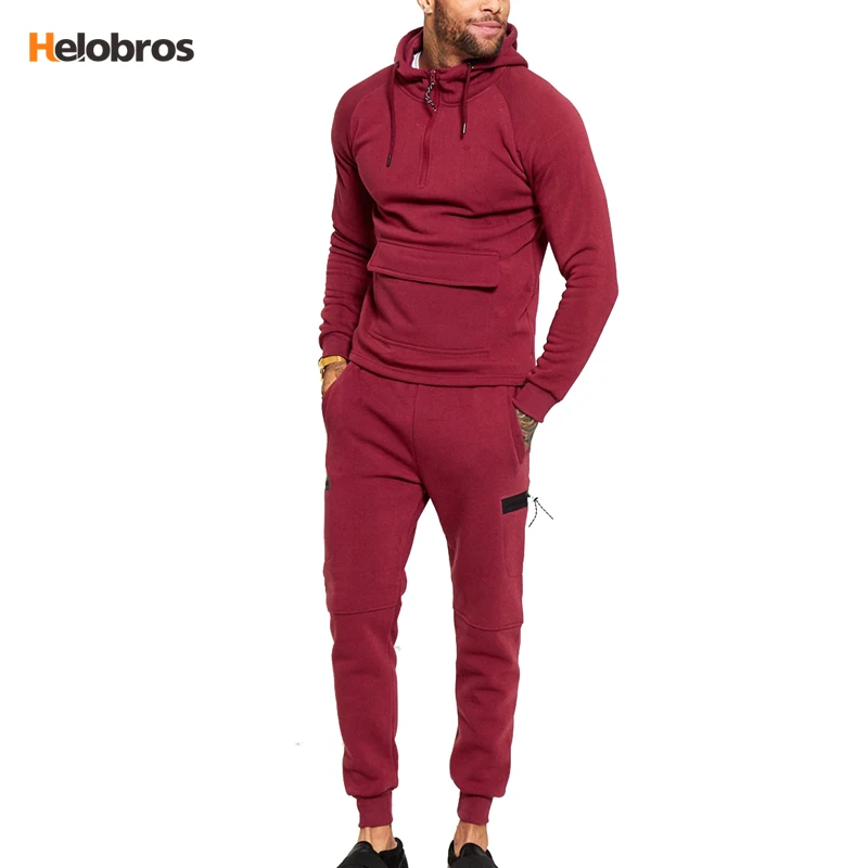 New Wholesale Factory Top Design Blank Warm-up Track Suit Gym Track Suits Sweatsuit