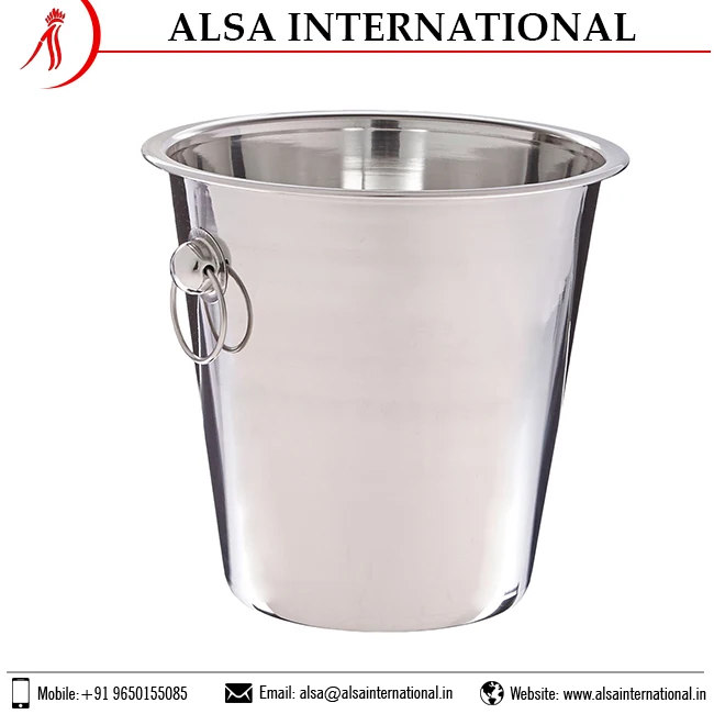 Top Quality Steel Material Made Wine Color Bucket For Home Use Buy at Cheap Price Contact For Bulk Order
