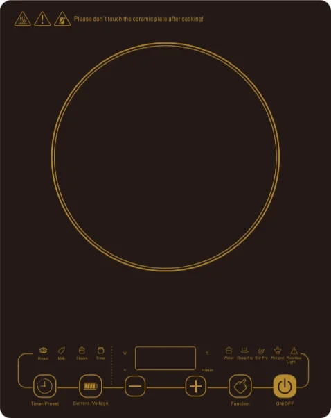 
CCB10 1300W 28mm Ultra Slim Lightweight 110V Electric Stove Oven / Induction Cooker 