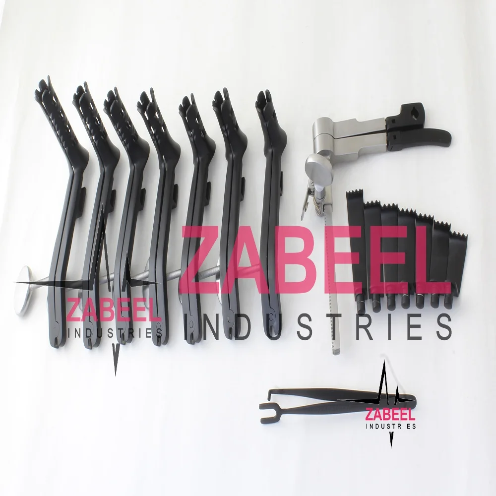 Caspar Micro Lumbar Discectomy Retractor Set Spinal Surgery Instrument orthopedics Veterinary by Zabeel Industries