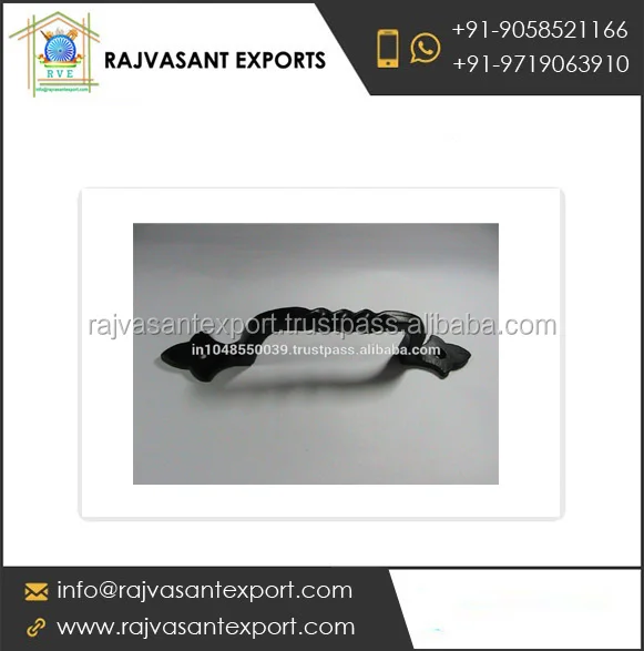 Victorian Hand Forged Classical Twisted Wrought Iron Kitchen Cabinet Handles Antique Black Finish Economical Forging Services