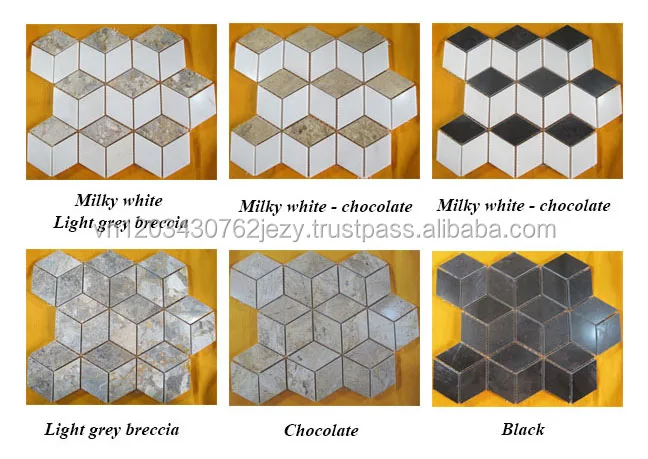 HOT SALES FOR MILKY WHITE MARBLE MOSAIC TILE
