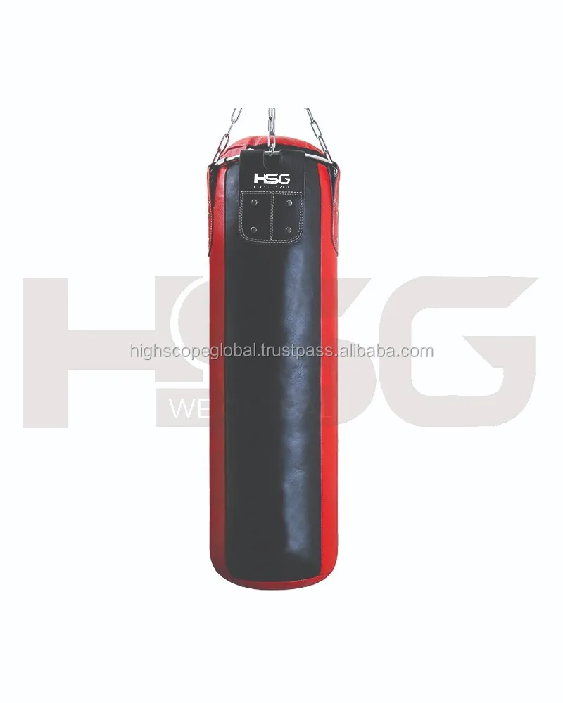 Best Quality Boxing Punching Bag MMA unfilled PU Leather Muay Thai Martial art club KickBoxing bag