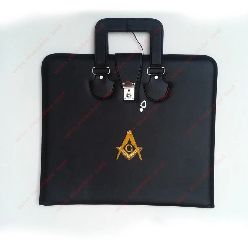 Мягкий кожаный чехол Masonic regalia с квадратным и компасом