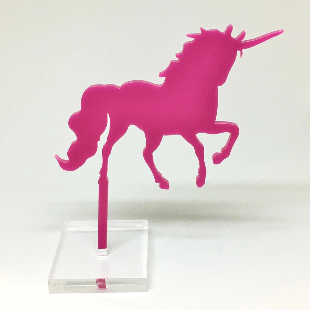 Топпер для торта с ушками Минни Маус розовый акриловый милых девушек