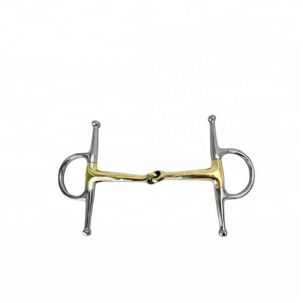 Оптовая продажа, новая лошадь на всю щеку, серебряная немецкая лошадь Snaffle Bit от Riaz Jamal Intel